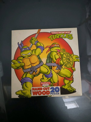Puzzle Teenage Mutant Ninja Turtles used, wooden 20 pieces