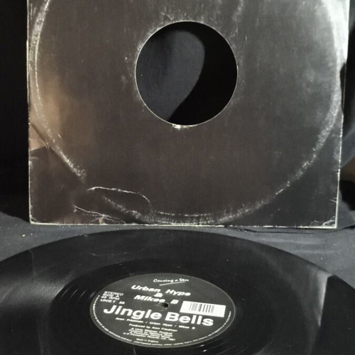Urban Hype and Mike B Jingle Bells vinyl record used, blues