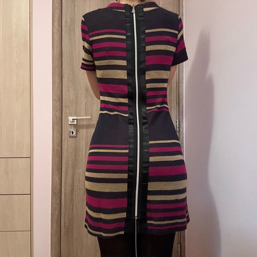 Knitted dress medium Fifilles Paris used, multicolored
