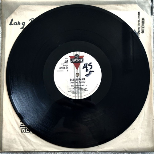 Bananarama Long Train Running 12'' Vinyl Maxi Single used, electronic