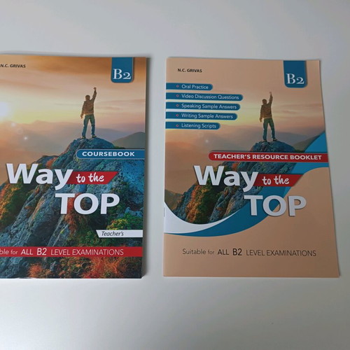 Way to the Top B2 Teacher’s books like new, Coursebook and Resource Booklet