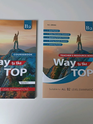 Way to the Top B2 Teacher’s books like new, Coursebook and Resource Booklet