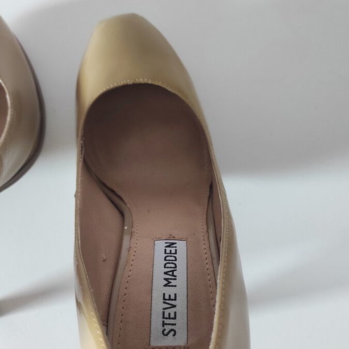 Steve Madden pumps used, beige, 12 cm heel, size 38