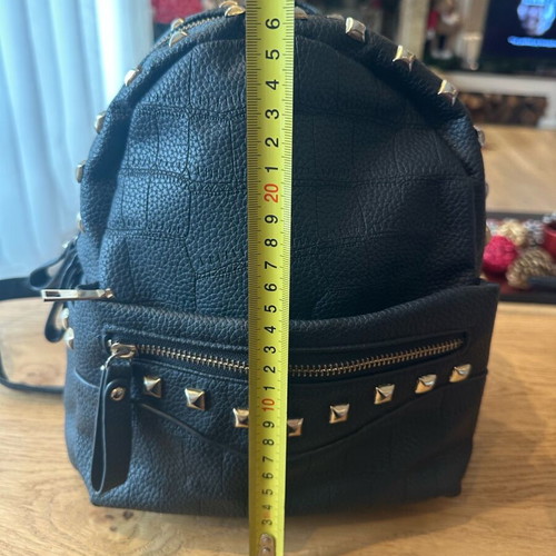 Black backpack with studs like new