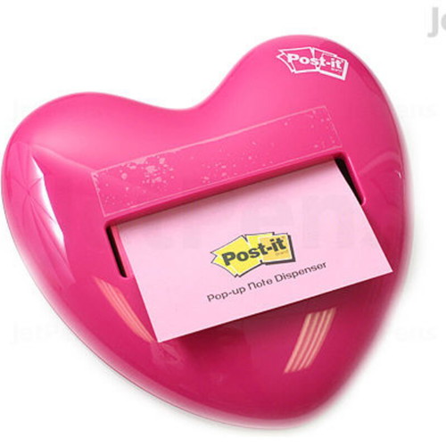 Post-it Pop Up Dispenser Heart new