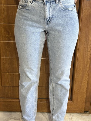 Esmara high waist straight fit jeans, blue, size 36