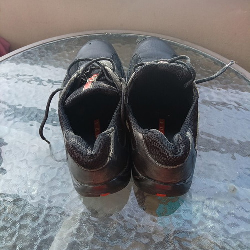 Prada sneakers used, black, size 39.5, unisex