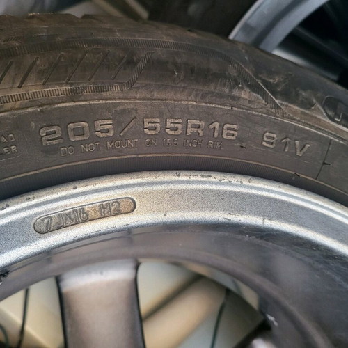 Goodyear 205/55/16 tires like new, set of 4 for BMW E46