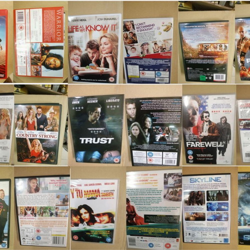 DVD pack of 5 new without Greek subtitles