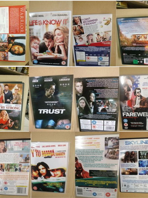 DVD pack of 5 new without Greek subtitles