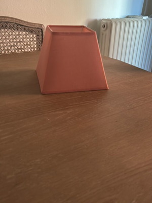 Lampshade square, new, height 16 cm, side 20 cm