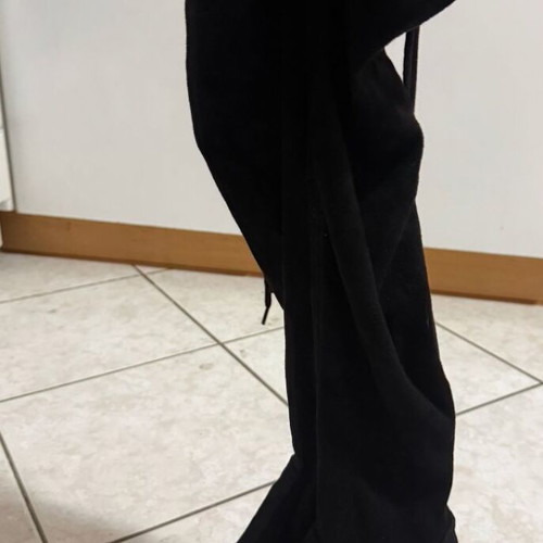 Caprice over-the-knee black boots size 38.5, like new