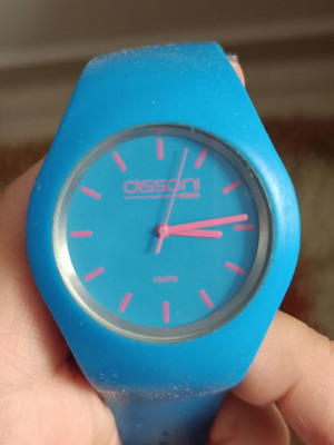 Dissoni women's watch blue, like new, waterproof