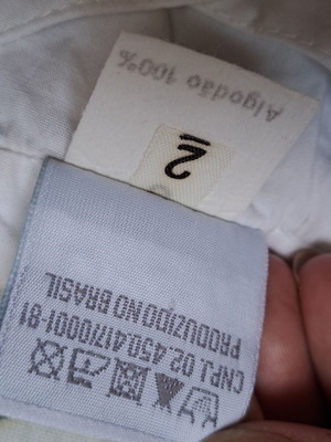 Prima Linea white toddler shirt, 2 years