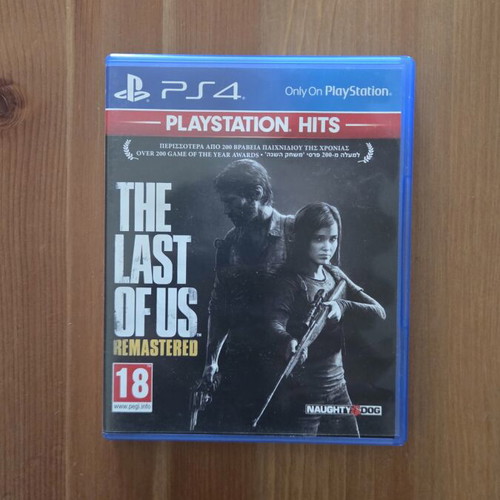 The Last of Us Remastered PS4 game used, PlayStation Hits edition