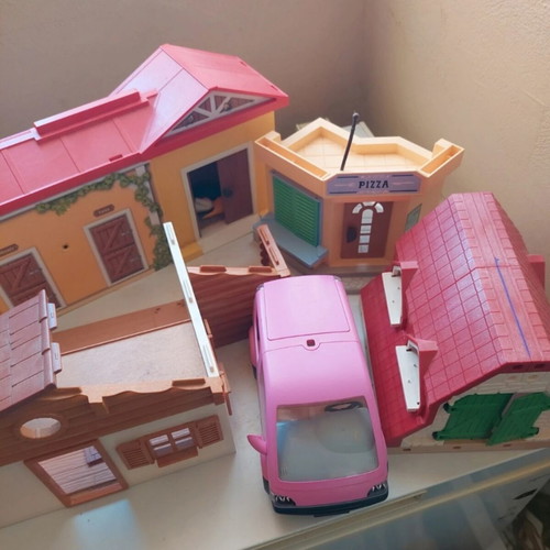 Playmobil toys used, assorted set