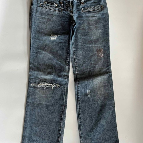 Dolce & Gabbana vintage denim jeans like new, straight fit, ripped, size 42 It