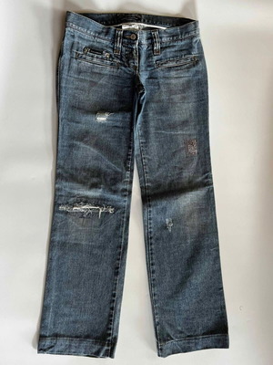 Dolce & Gabbana vintage denim jeans like new, straight fit, ripped, size 42 It