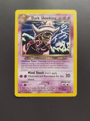 Dark Slowking Pokemon TCG Neo Destiny card 20/105 non holo