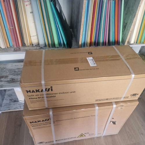 Aircondition Nakassi 12,000 BTU new, indoor and outdoor unit