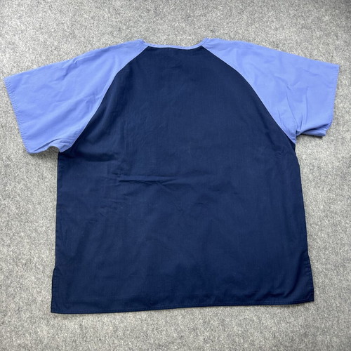 Dickies Scrub Top used, XL, navy blue workwear