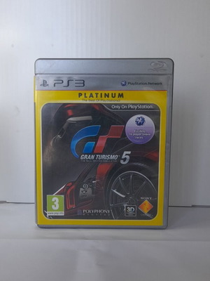 Gran Turismo 5 PS3 English edition like new with manual