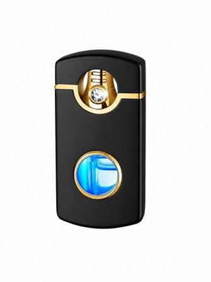 Luxury LED Torch Pipe/Cigar Lighter, Black