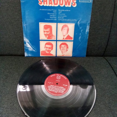 The Shadows vinyl record used, rock