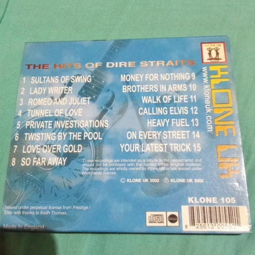 The Hits of Dire Straits CD like new, rock