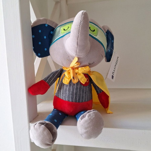 Plush elephant new with tag 30×12 cm