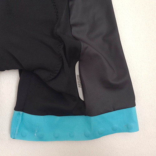 SMS Santini men's cycling bib shorts used, size XS, padded, made in Italy