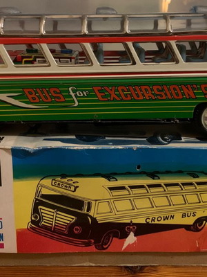 Crown Bus употребяван метален батериен играчка автобус от Анианис Анианидис
