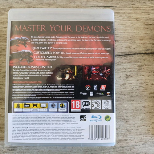 Darkness II Limited Edition PlayStation 3 like new
