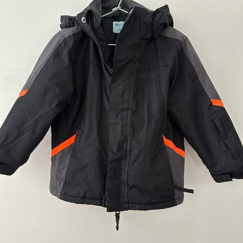 Winter warm jacket size 3-4 years like new, black and orange