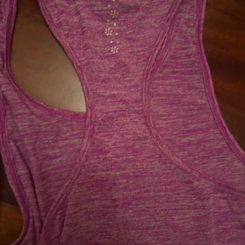 USA PRO women's sportswear set like new, size S/XS, blue and purple tops, blue 3/4 leggings