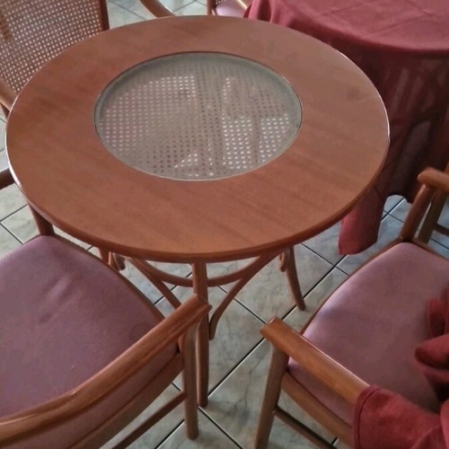 Small catering table used