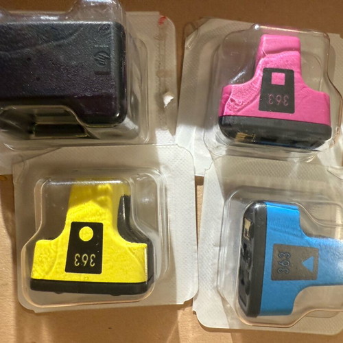 Hewlett Packard 363 ink cartridges new