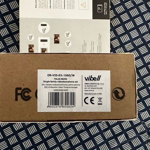 Vibell Felis memo Orno video doorphone new with models OR-VID-EX-105KV and OR-VID-EX-1060PMV/W