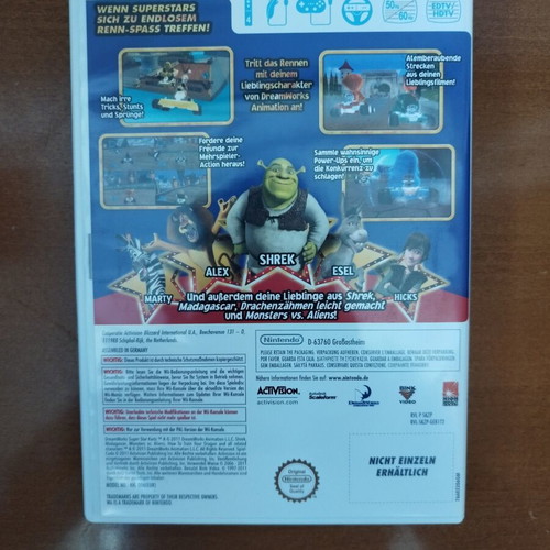 Dreamworks Superstar Kartz Wii game like new, German edition