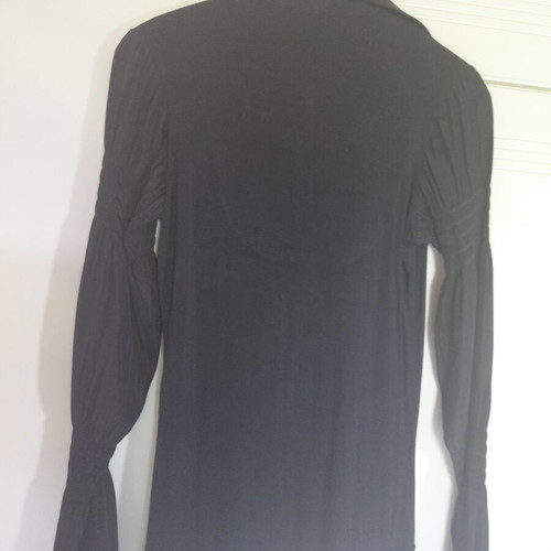 Rosso Disera Y2K Goth Victorian Black Top medium, like new