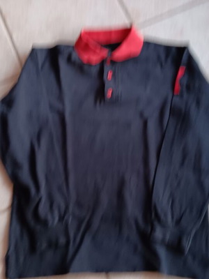 Long sleeve polo shirt with K logo on sleeve, size L, like new