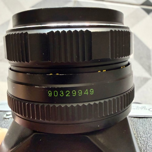 Zenit-E camera with Helios-44-2 58mm f/2 lens used