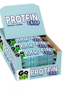 Promobox 24τμχ Μπάρα Πρωτεΐνης Go On Crisp Cookies & Caramel 50gr Καινούργιο