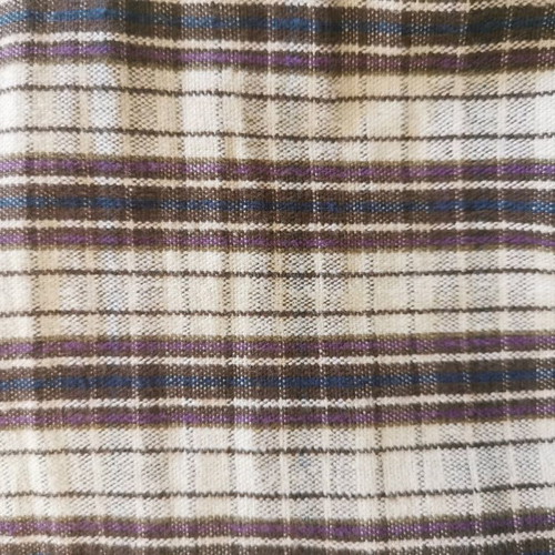 Vintage pants boot cut like new, beige with checkered pattern