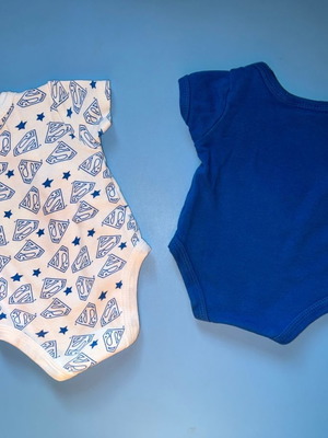 Baby bodysuits used for boy 0-3 months, set of 2
