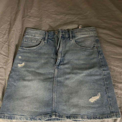 H&M denim skirt, size M, blue