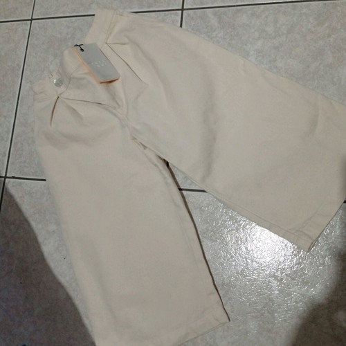 Yell-Oh kids pants new, size 122 cm, beige