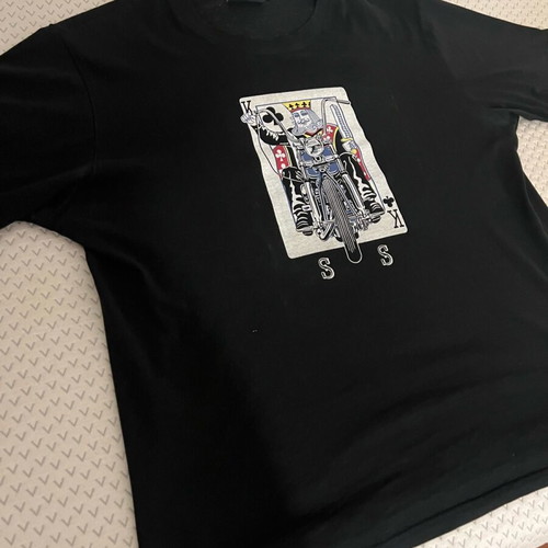 T-shirt vintage logo black size XXL used
