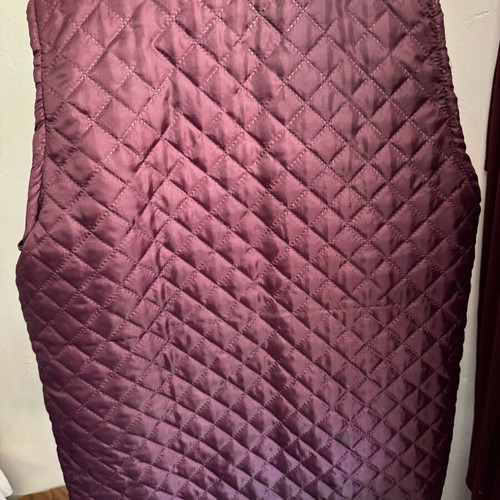 Autumn vest maroon, like new, XXL