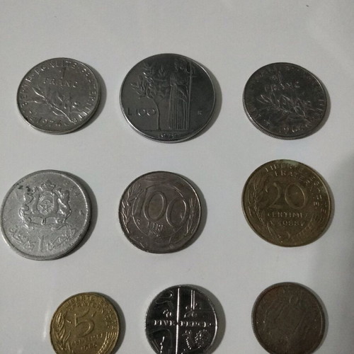Foreign coins like new